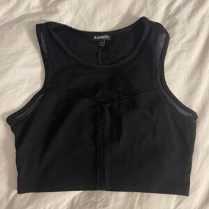Express Black Crop Top Women’s Small